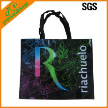 nice eco reusable logo printed non woven laminated shopping bag